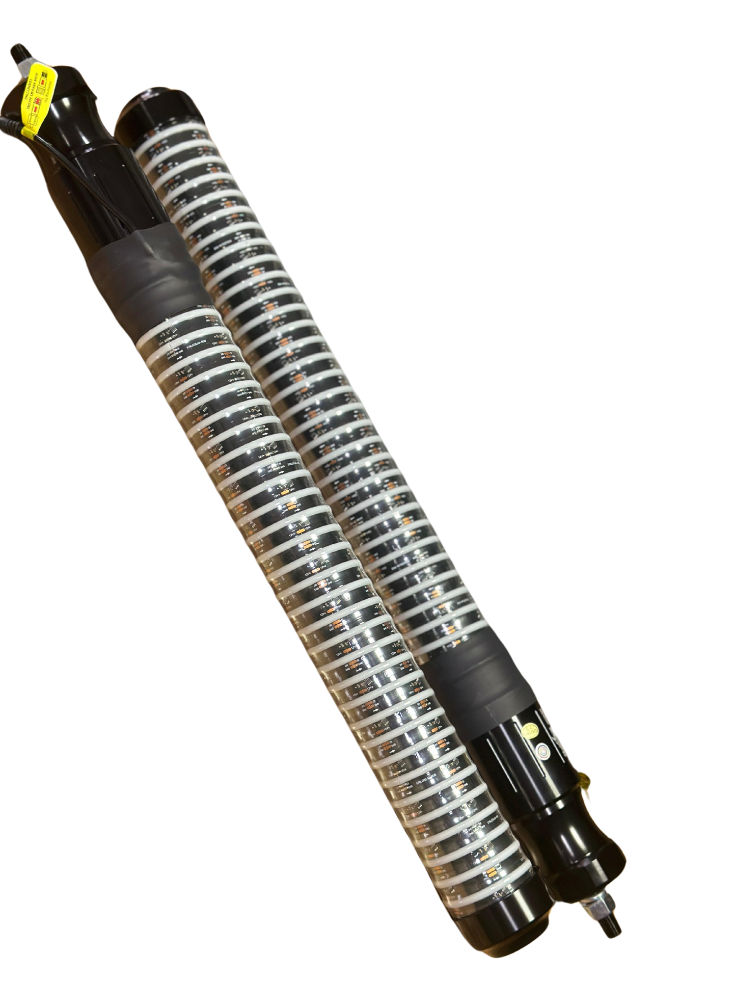 Antena LED secuencial Espiral Bazuka Lake Whips RGB 60 cm