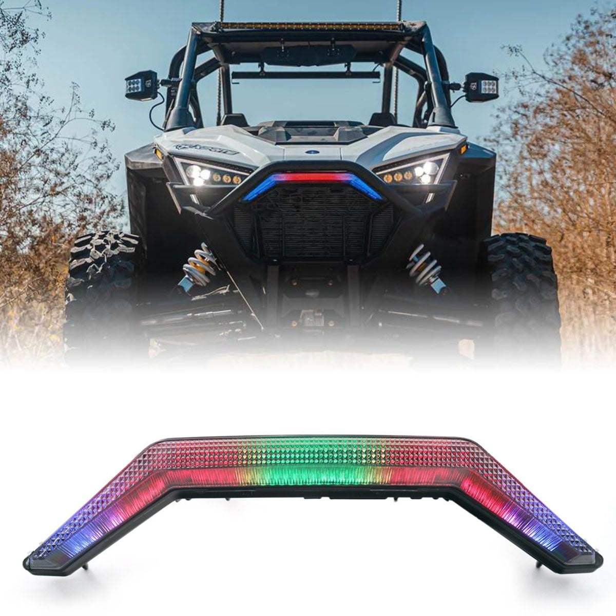 Luces LED Colmillos Lake Whips RGBW para UTV para Can-Am / Polaris