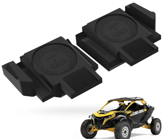 Cajones de bajo de 10″ en asientos delanteros Maverick R