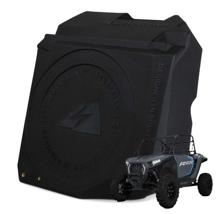 Cajón para bajo de 10 pulgadas para asiento delantero de copiloto en RZR XP 2024-2026